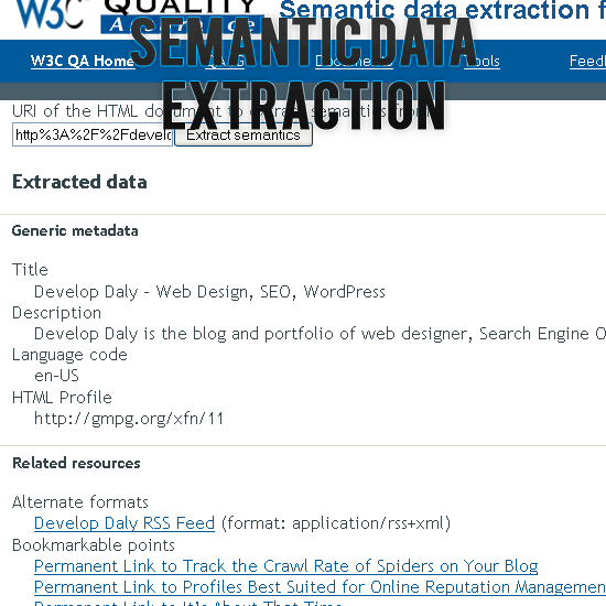 Semantic Data Extraction