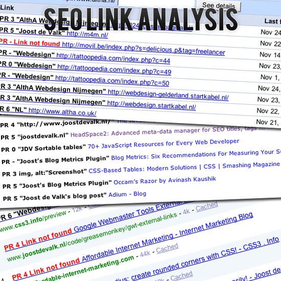 SEO Link Analysis